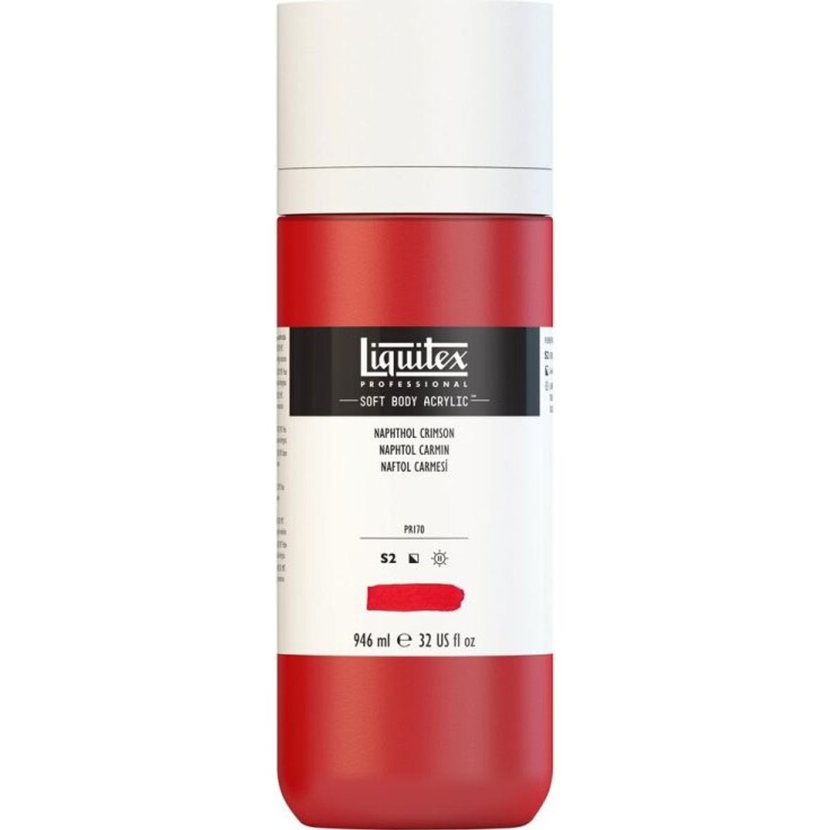 Liquitex - Akrylmaling - Soft Body - Napthol Crimson 946 Ml