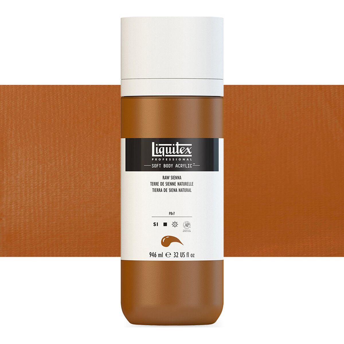 Liquitex - Akrylmaling - Soft Body - Raw Sienna 946 Ml