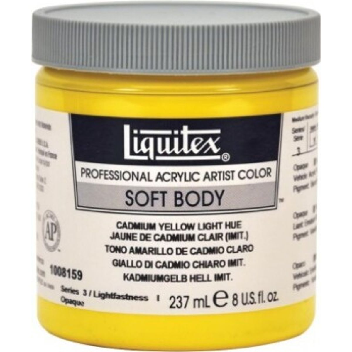 Liquitex - Akrylmaling - Soft Body - Cadmium Yellow Light Hue 159