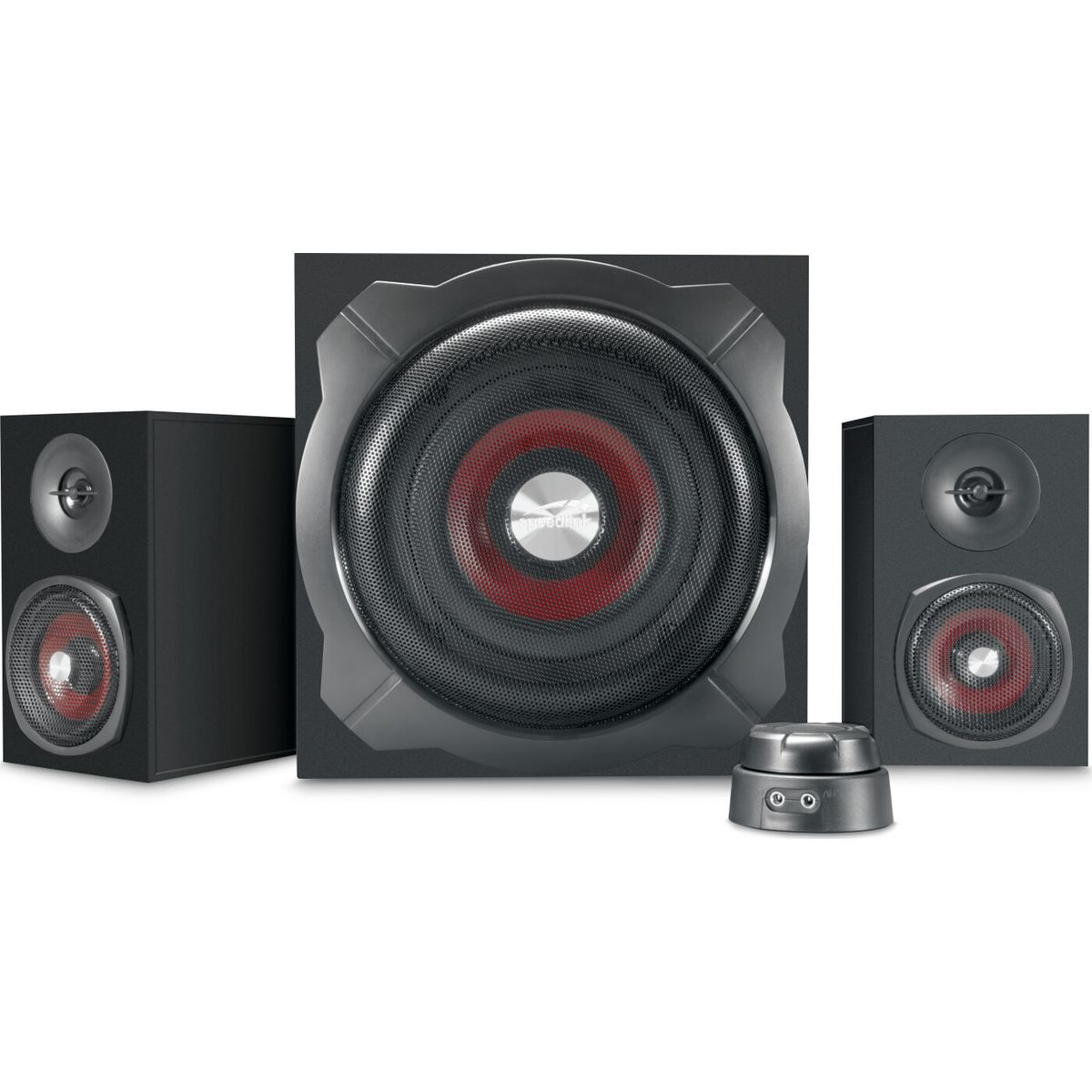 Speedlink - Gravity 2.1 Subwoofer System - Sort - Sl-820015-bk