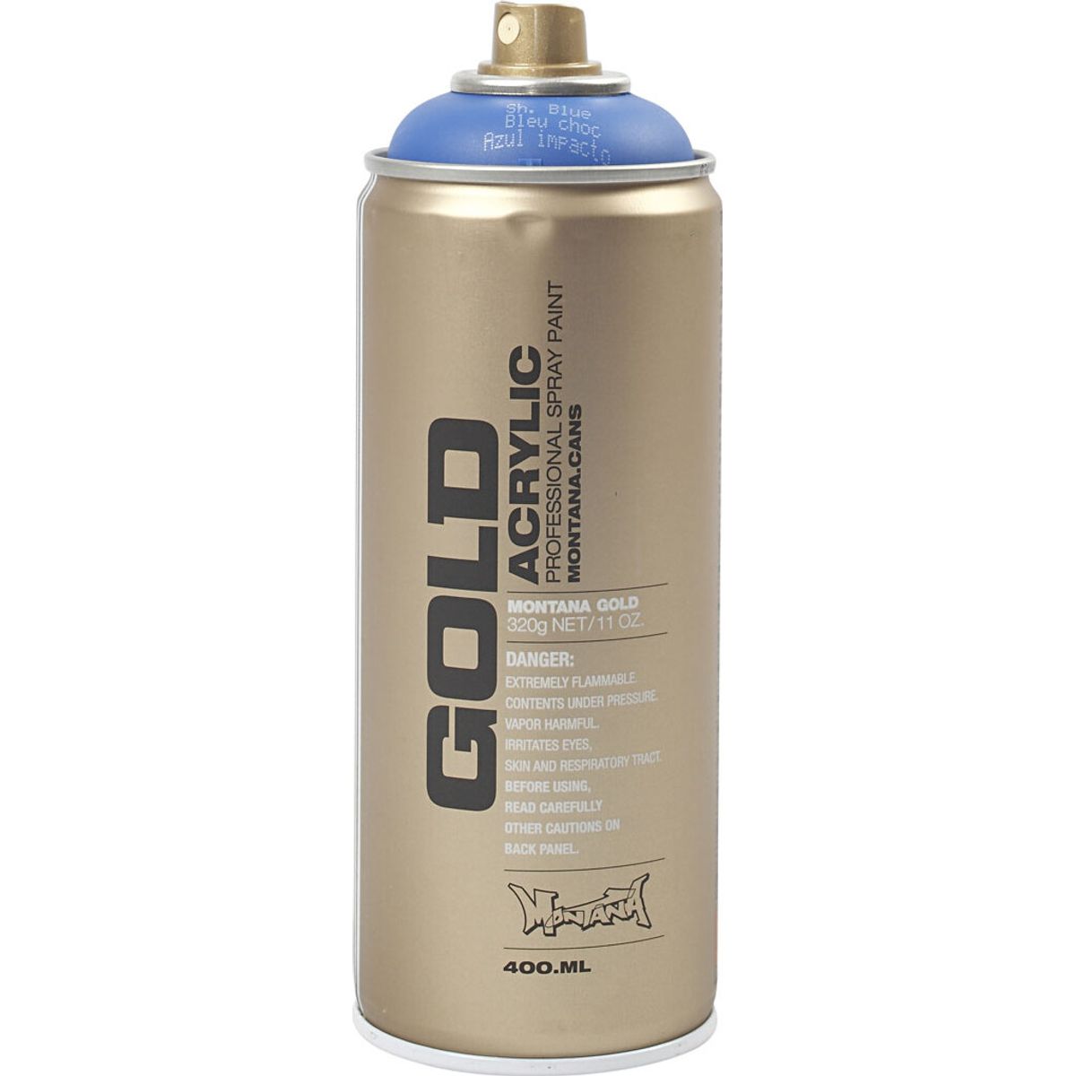 Montana Gold - Spraymaling - Blå - 400 Ml