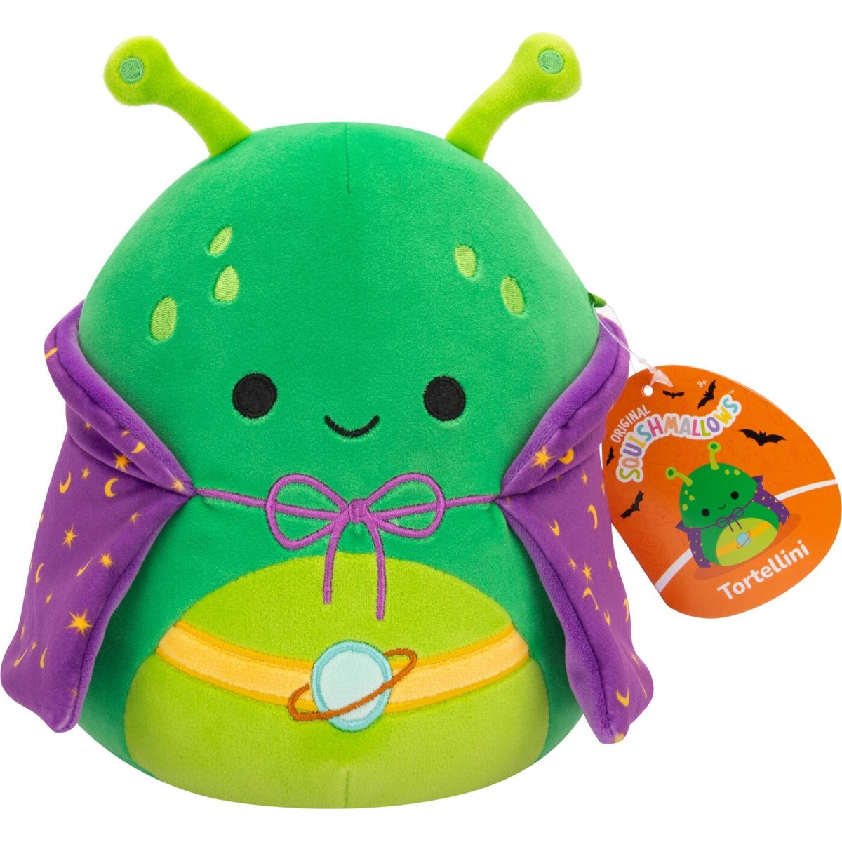 Squishmallows Bamse - Halloween - Tortellini Alien - 19 Cm