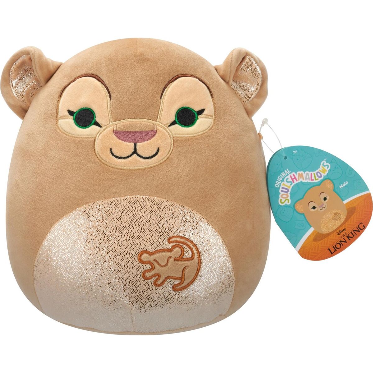 Squishmallows Bamse - Nala - Disney - Løvernes Konge - 20 Cm