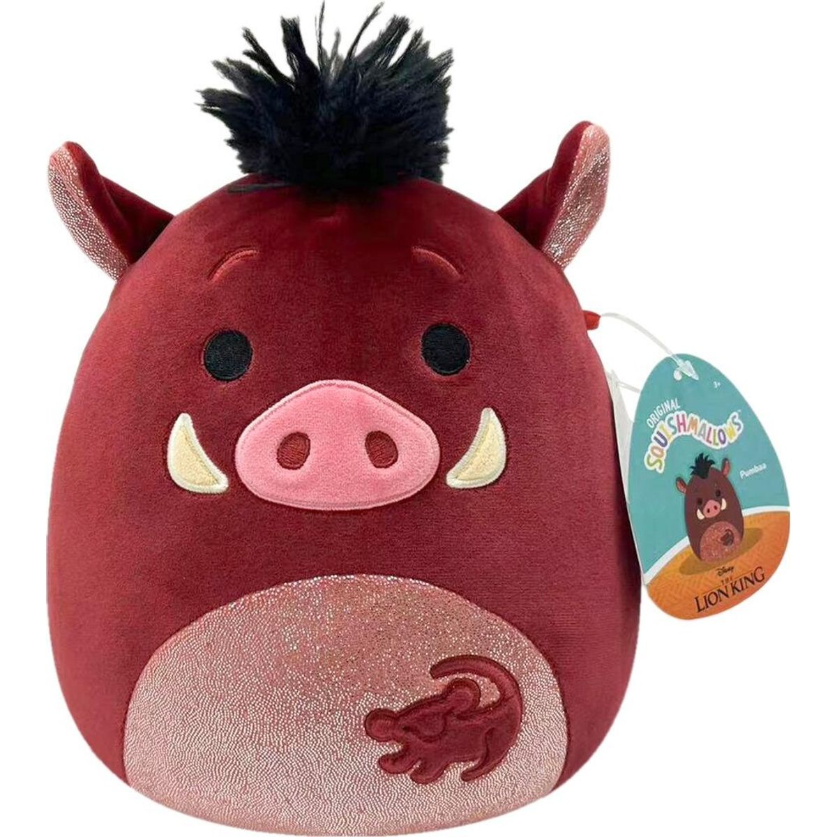 Squishmallows Bamse - Pumba - Disney - Løvernes Konge - 20 Cm