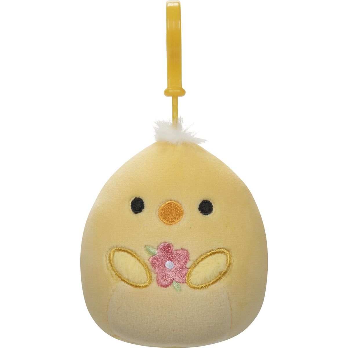 Squishmallows Bamse - Spring - Triston The Chick - Med Klips - 9 Cm