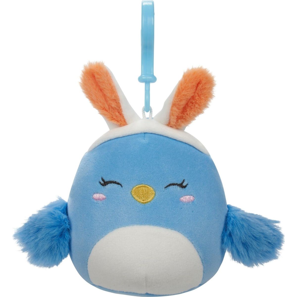 Squishmallows Bamse - Spring - Bebe The Bird - Med Klips - 9 Cm