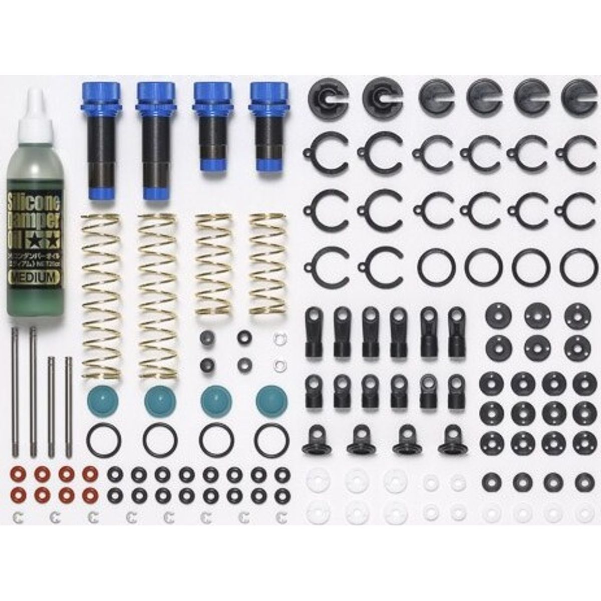 Tt-02b/df-03 Aluminum Damper Set - 54993 - Tamiya