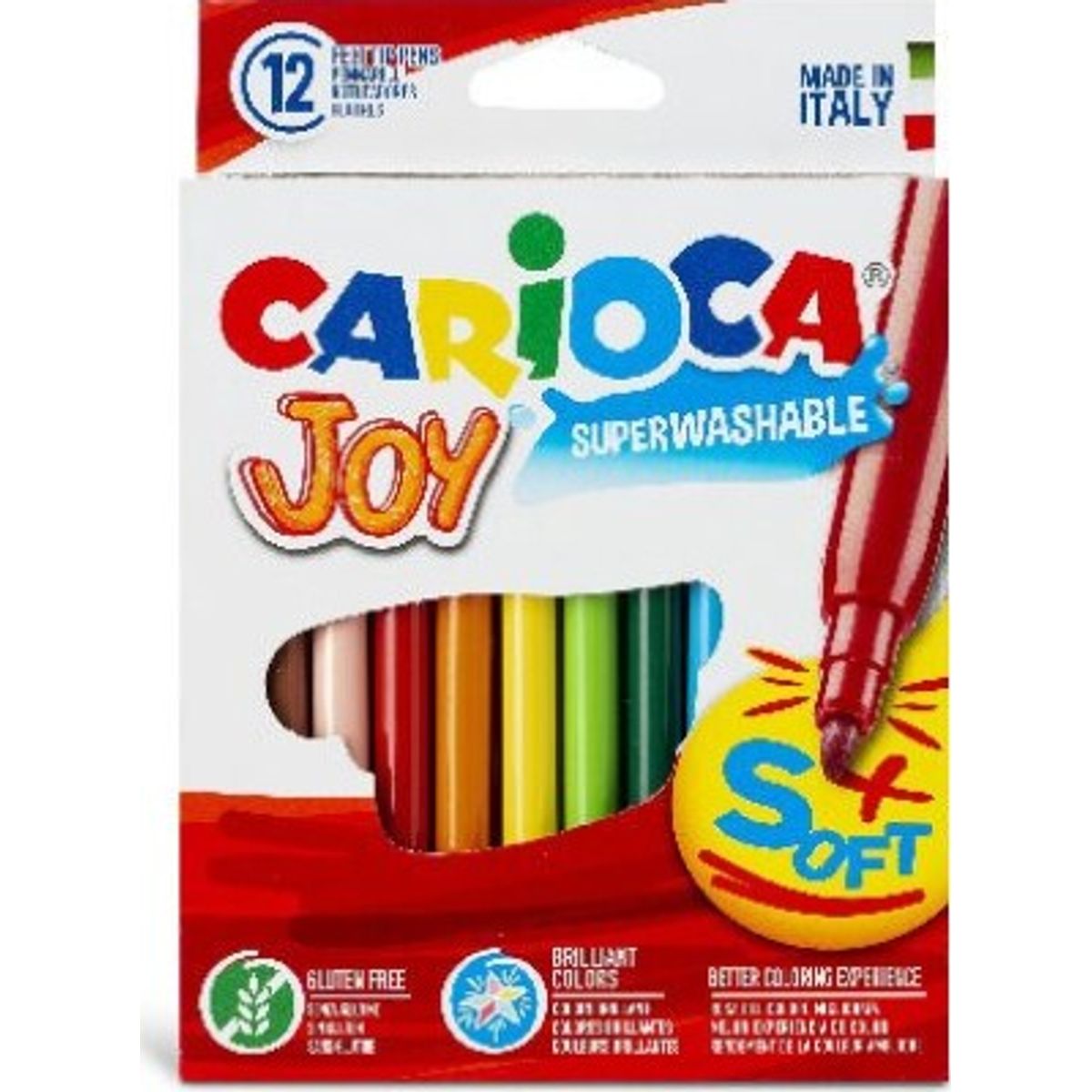 Carioca - Joy Superwashable Tusser - Fine Tip - 12 Farver