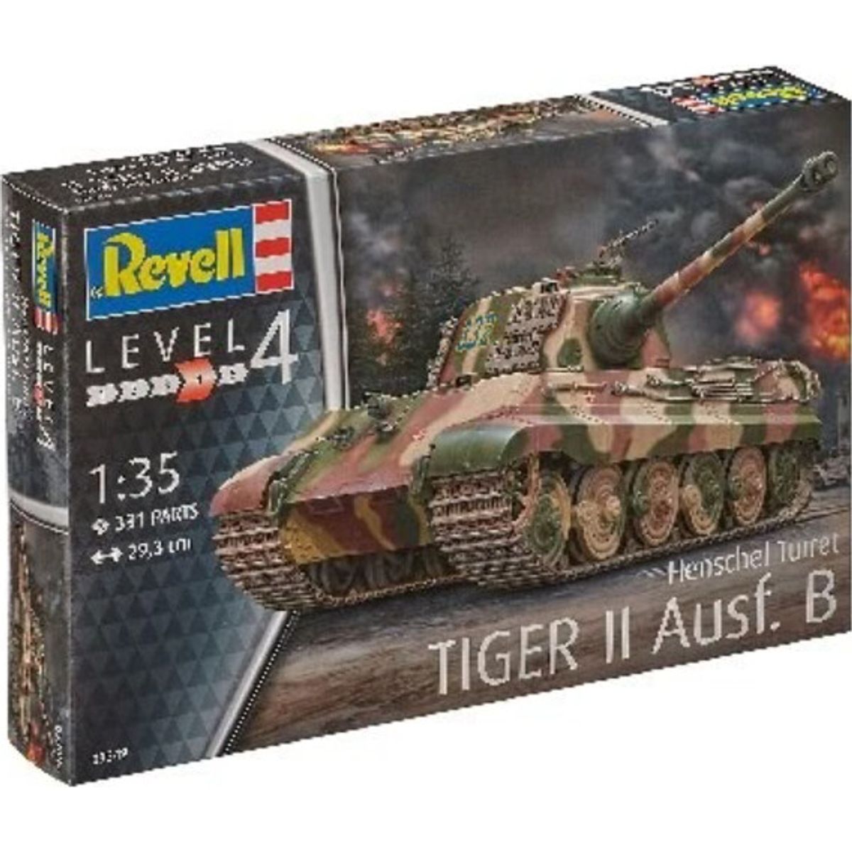 Revell - Tiger Ii Ausf. B Tank Byggesæt - 1:35 - 03249