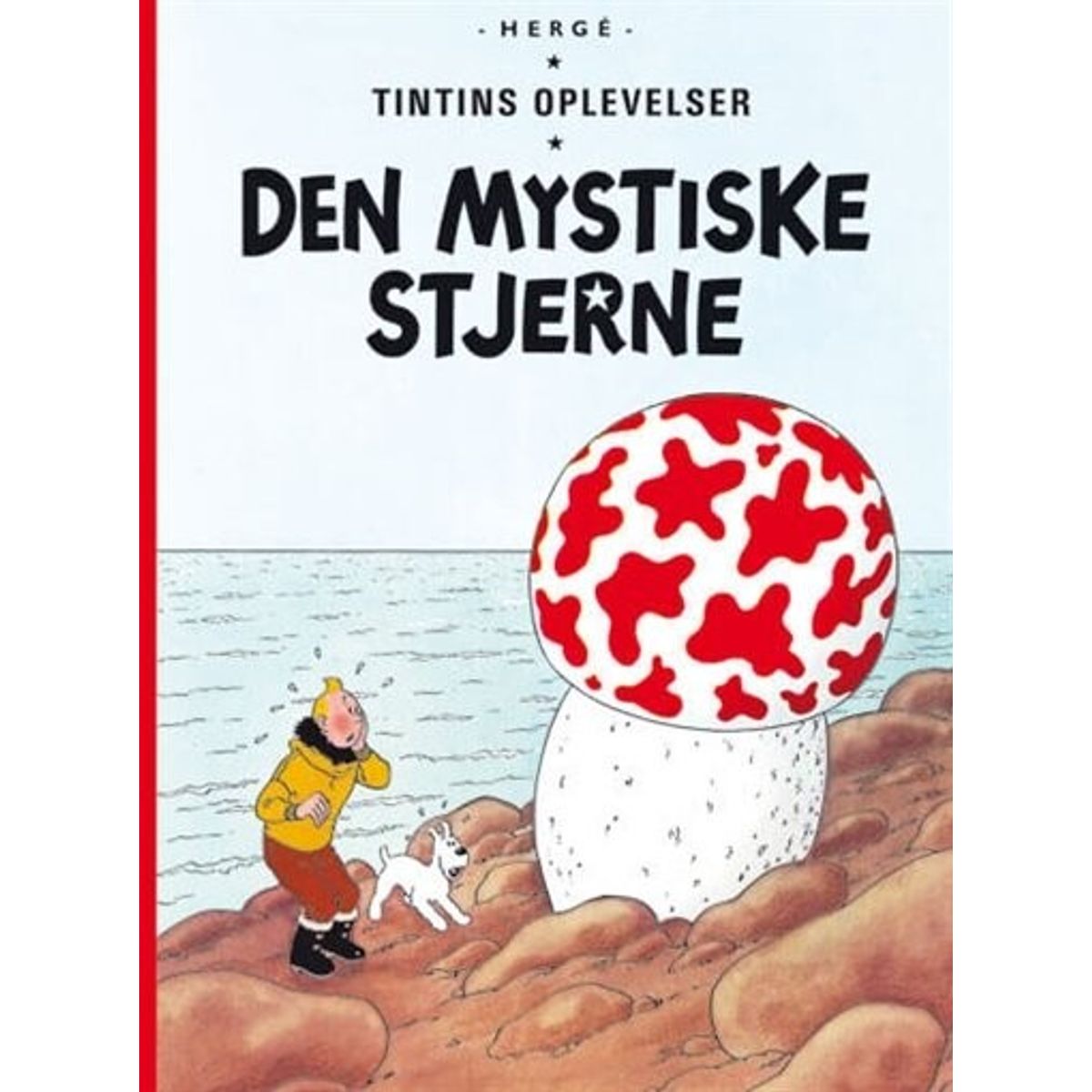 Tintins Oplevelser: Den Mystiske Stjerne - Retroudgave - Hergé - Tegneserie