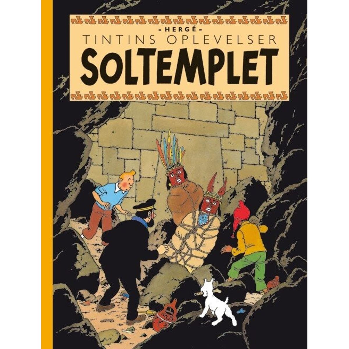 Tintins Oplevelser: Soltemplet - Retroudgave - Hergé - Tegneserie