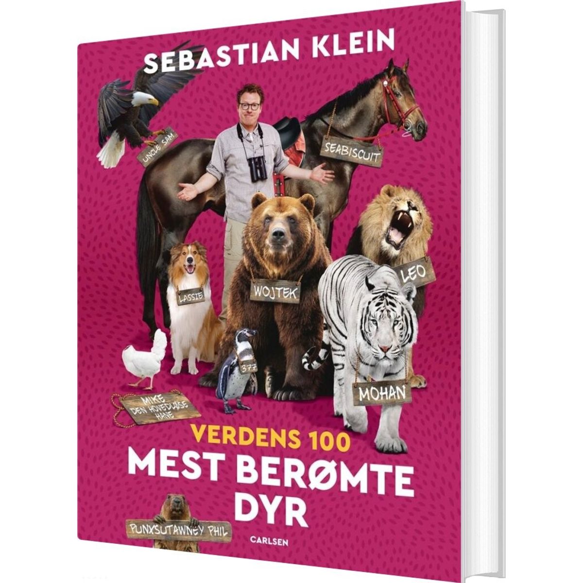 Verdens 100 Mest Berømte Dyr - Sebastian Klein - Bog