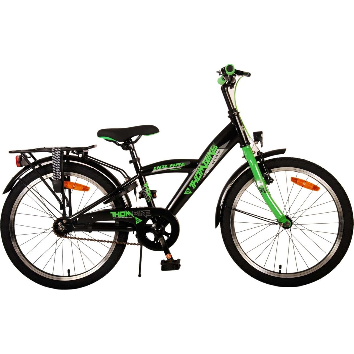 Volare - Børnecykel - 20" - Thombike - Sort Grøn