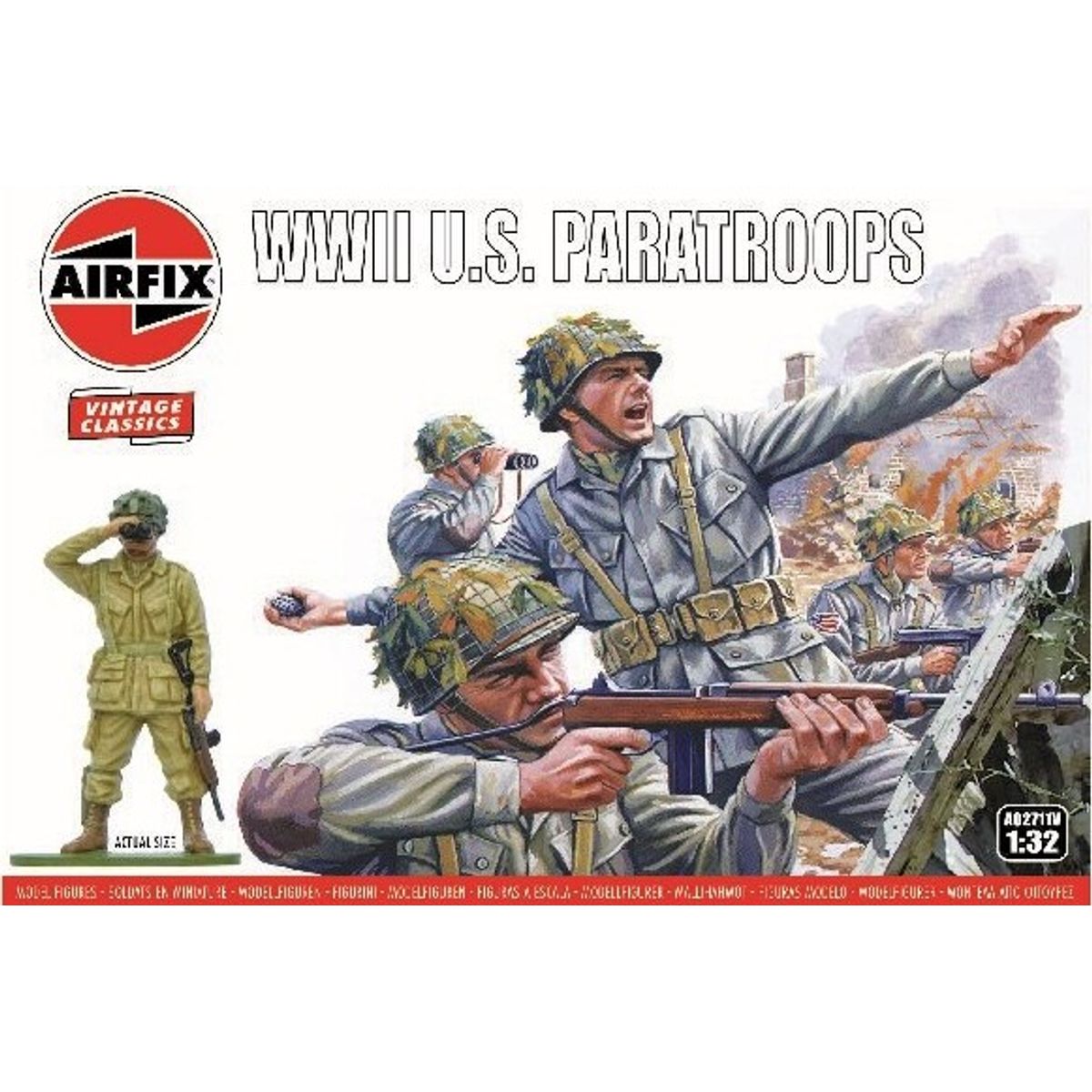 Airfix - Wwii U.s. Paratroops - 1:32 - A02711v