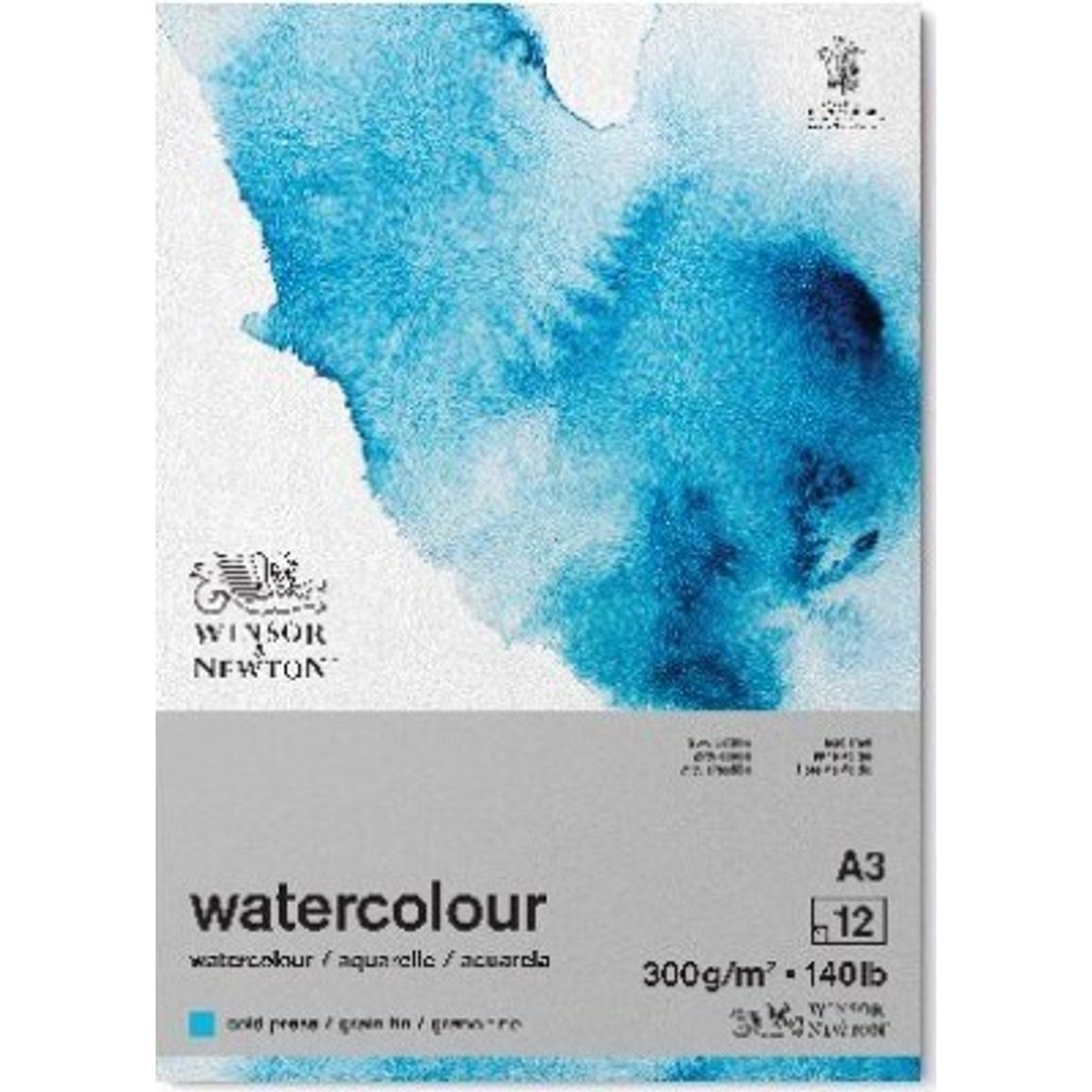 Winsor & Newton - Akvarelblok - A3 - Cold Press - 12 Ark