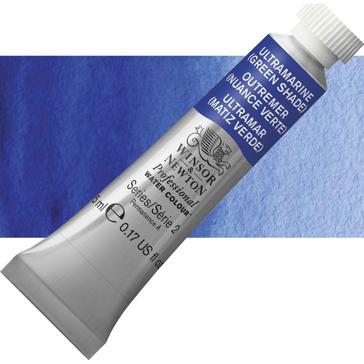 Winsor & Newton - Akvarelfarve - Ultramarine - Green Shade 5 Ml