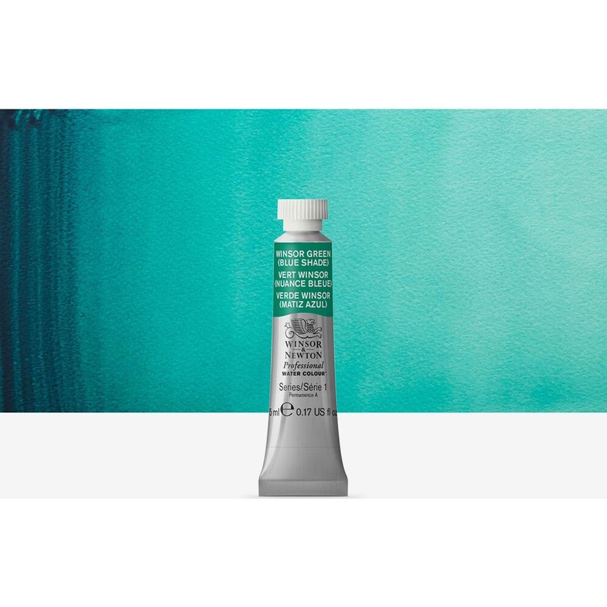 Winsor & Newton - Akvarelfarve - Winsor Green Blue Shade 5 Ml