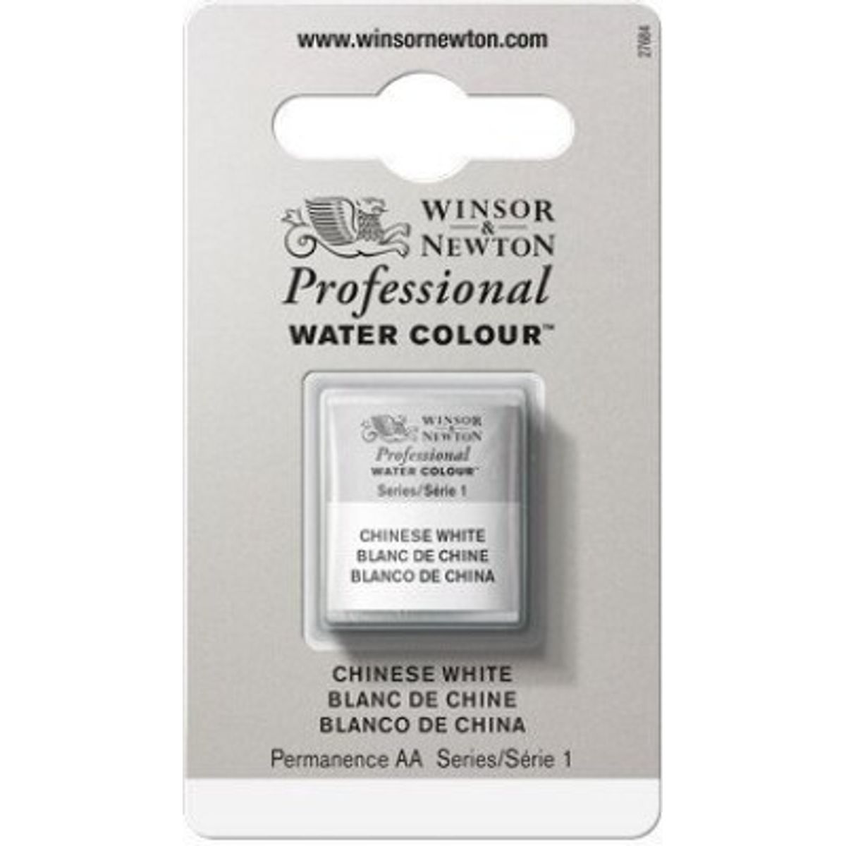 Winsor & Newton - Akvarelfarve 1/2 Pan - Chinese White