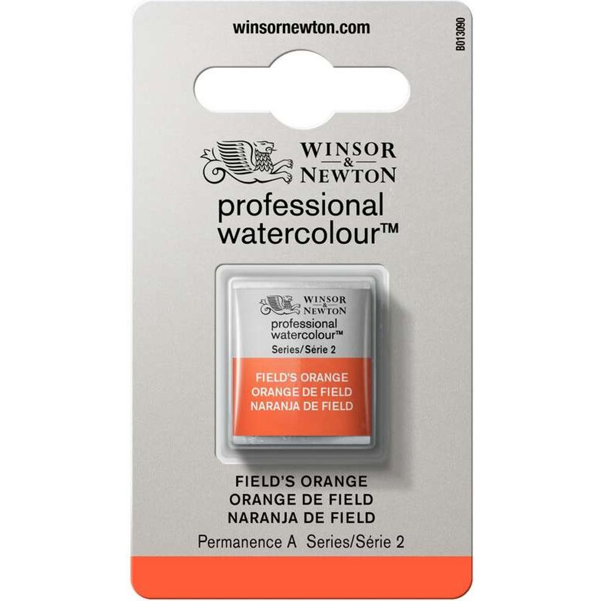 Winsor & Newton - Akvarelfarve 1/2 Pan - Field's Orange