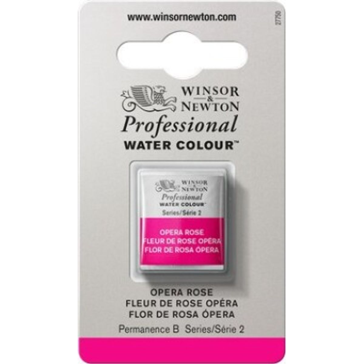 Winsor & Newton - Akvarelfarve 1/2 Pan - Opera Rose