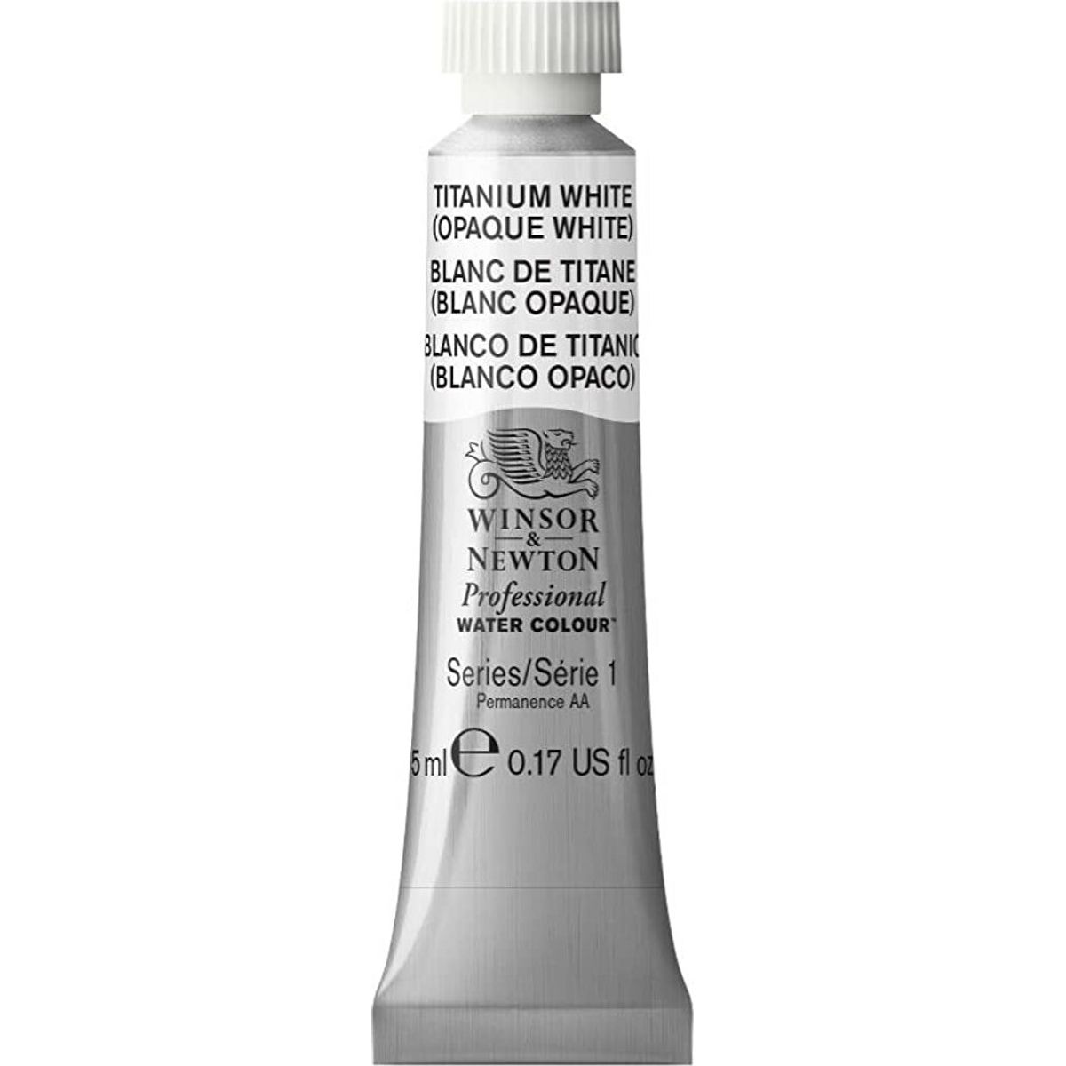 Winsor & Newton - Akvarelfarve - Titanium White 5 Ml