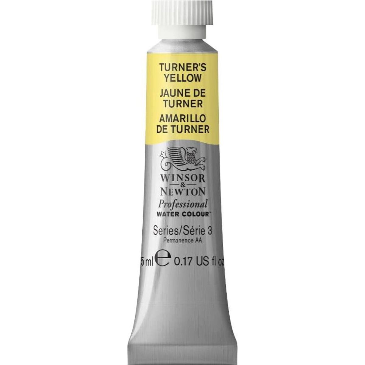 Winsor & Newton - Akvarelfarve - Turners Yellow 5 Ml