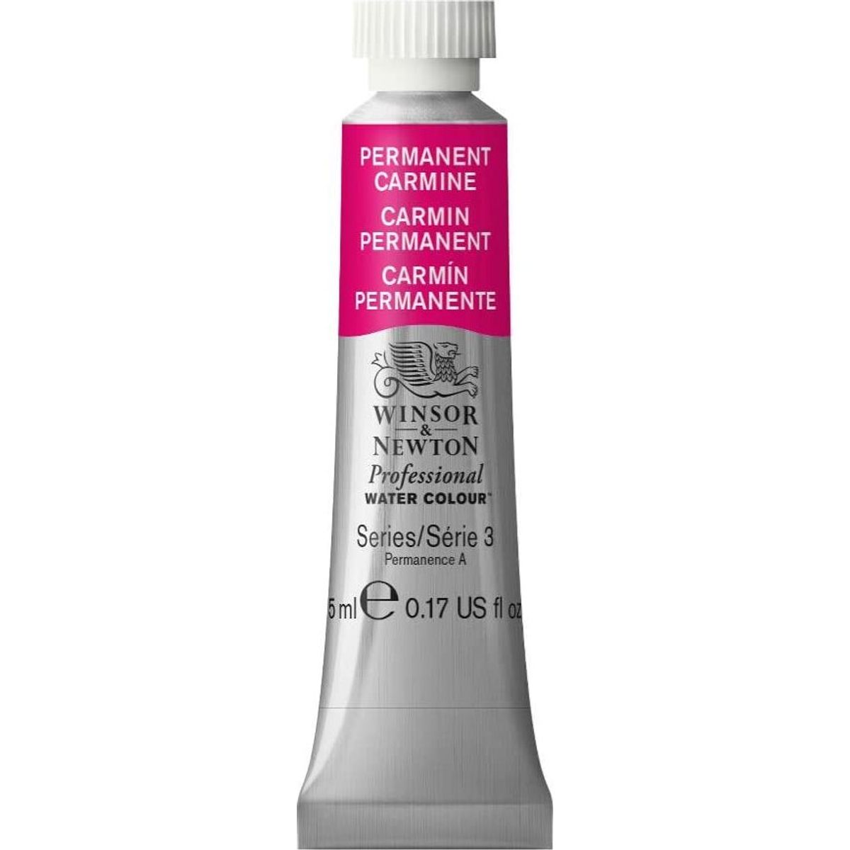 Winsor & Newton - Akvarelfarve - Permanent Carmine 5 Ml