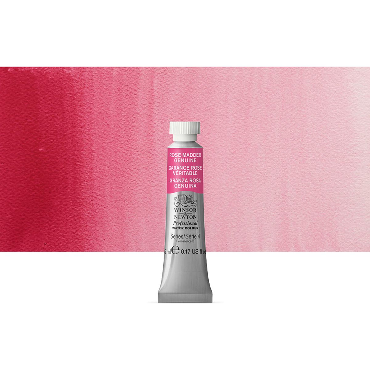 Winsor & Newton - Akvarelfarve - Rose Madder Genuine 5 Ml