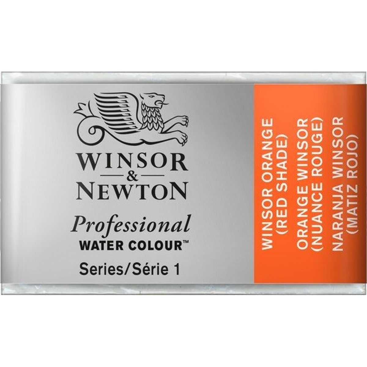 Winsor & Newton - Akvarelfarve Pan - Winsor Orange Red Shade