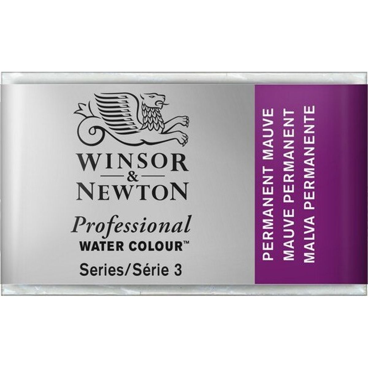 Winsor & Newton - Akvarelfarve Pan - Permanent Mauve