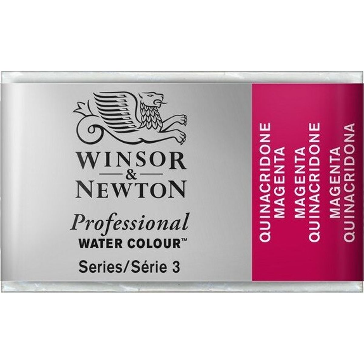 Winsor & Newton - Akvarelfarve Pan - Quinacridone Magenta