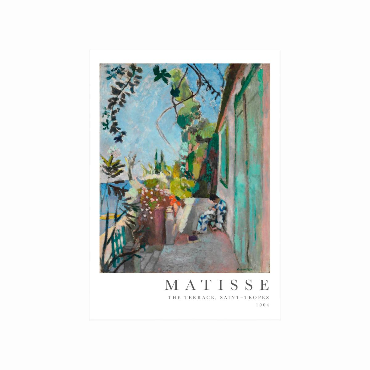 Henri Matisse plakat The Terrace Saint Tropez