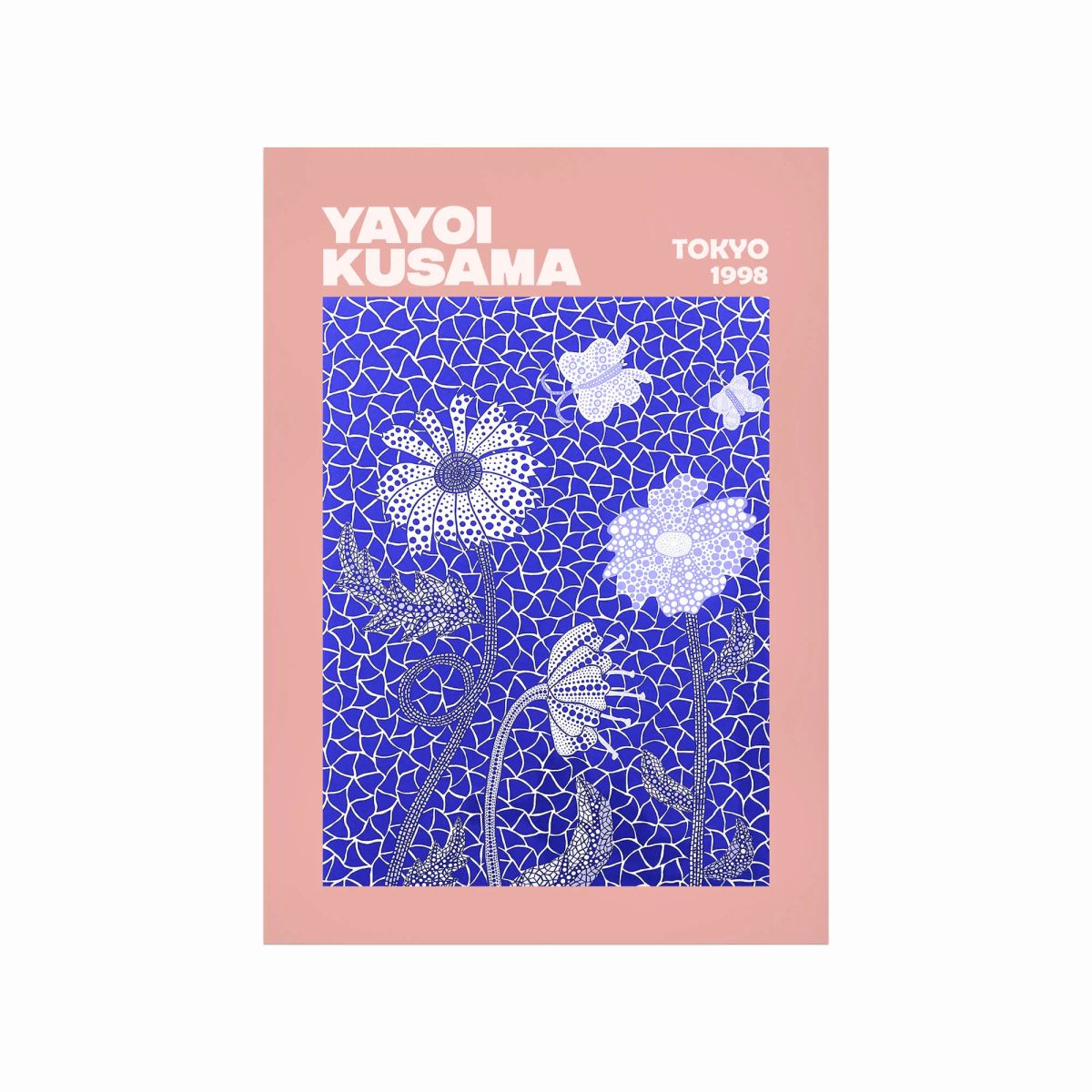 Yayoi Kusama plakat Flowers