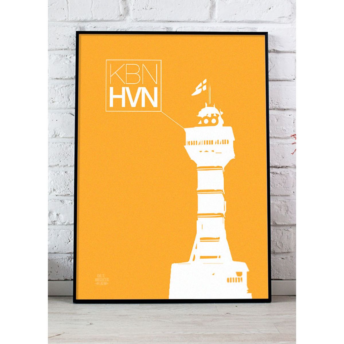 København-plakat med zoo-tårnet - 21 x 29,7 (A4) Kr. 199,-