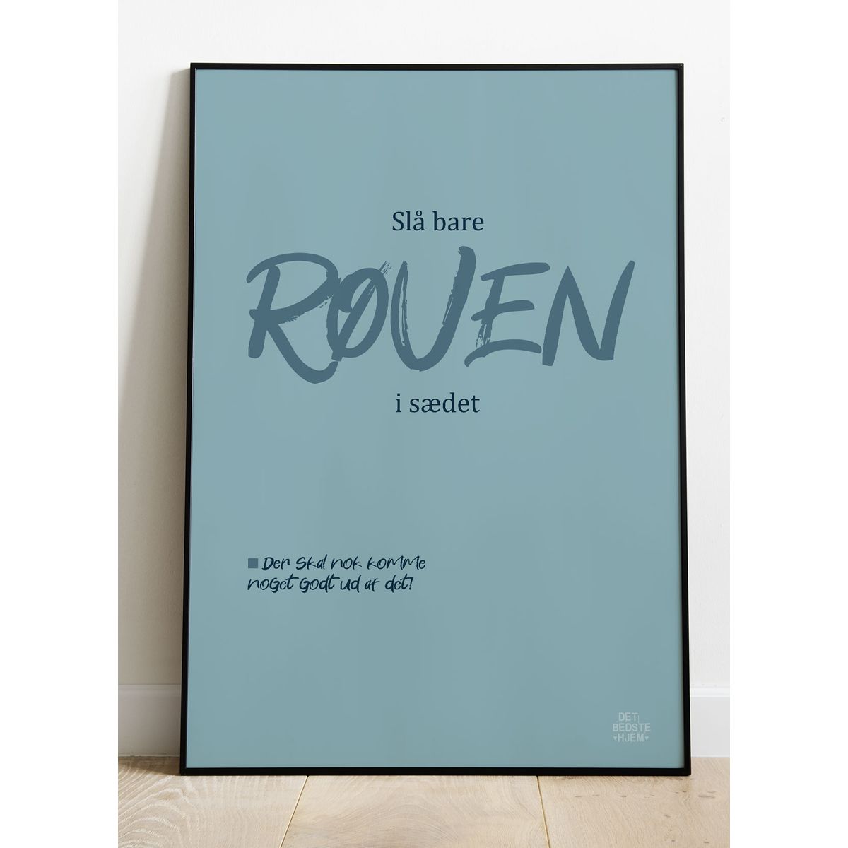 Slå bare røven i sædet-toilet plakat - 21 x 29,7 (A4) Kr. 199,-