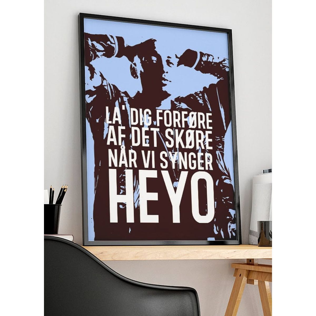 Wafande plakat - Heyo blå - Download PDF og print selv i mange formater - kr. 299