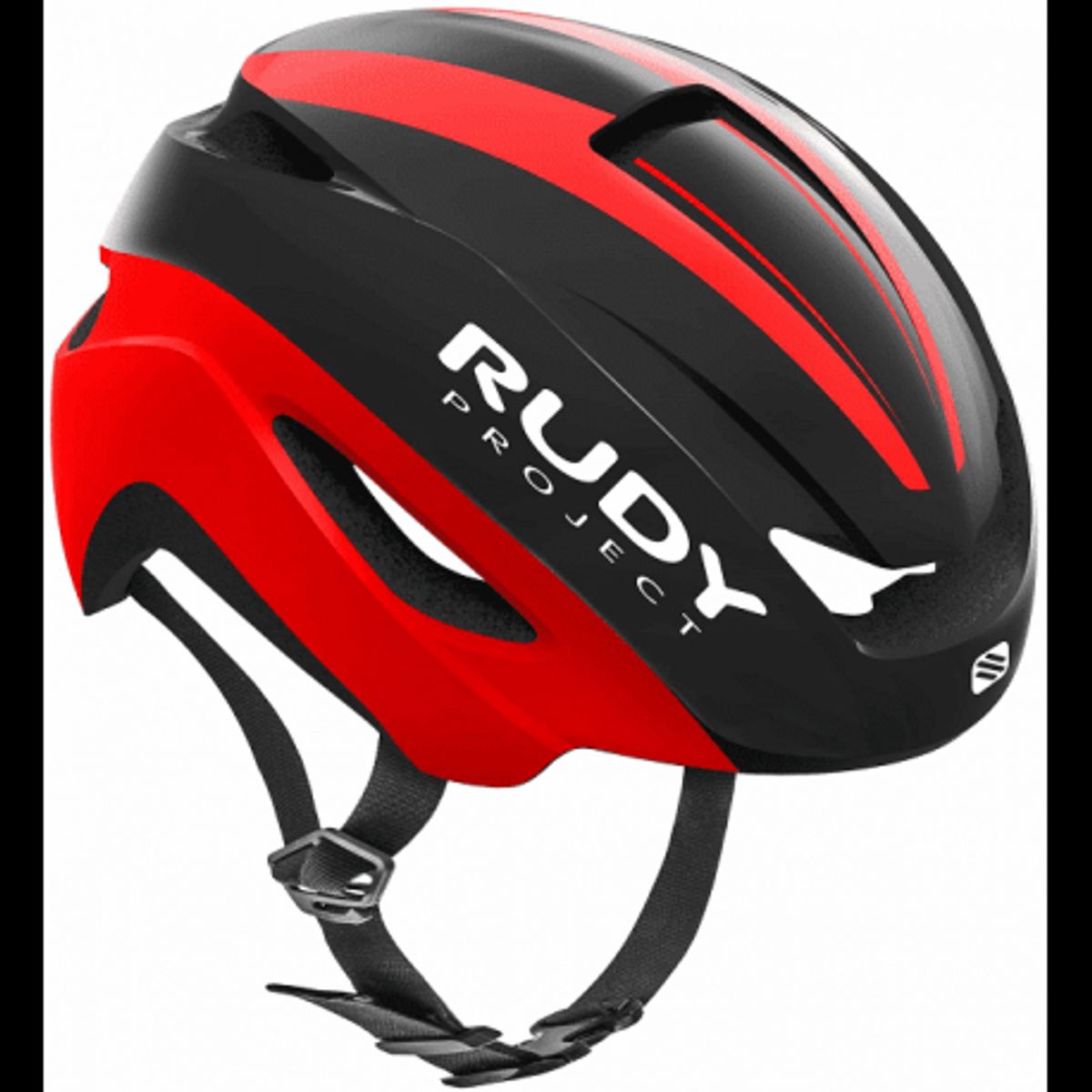 Rudy Project Volantis cykelhjelm - mat sort/red