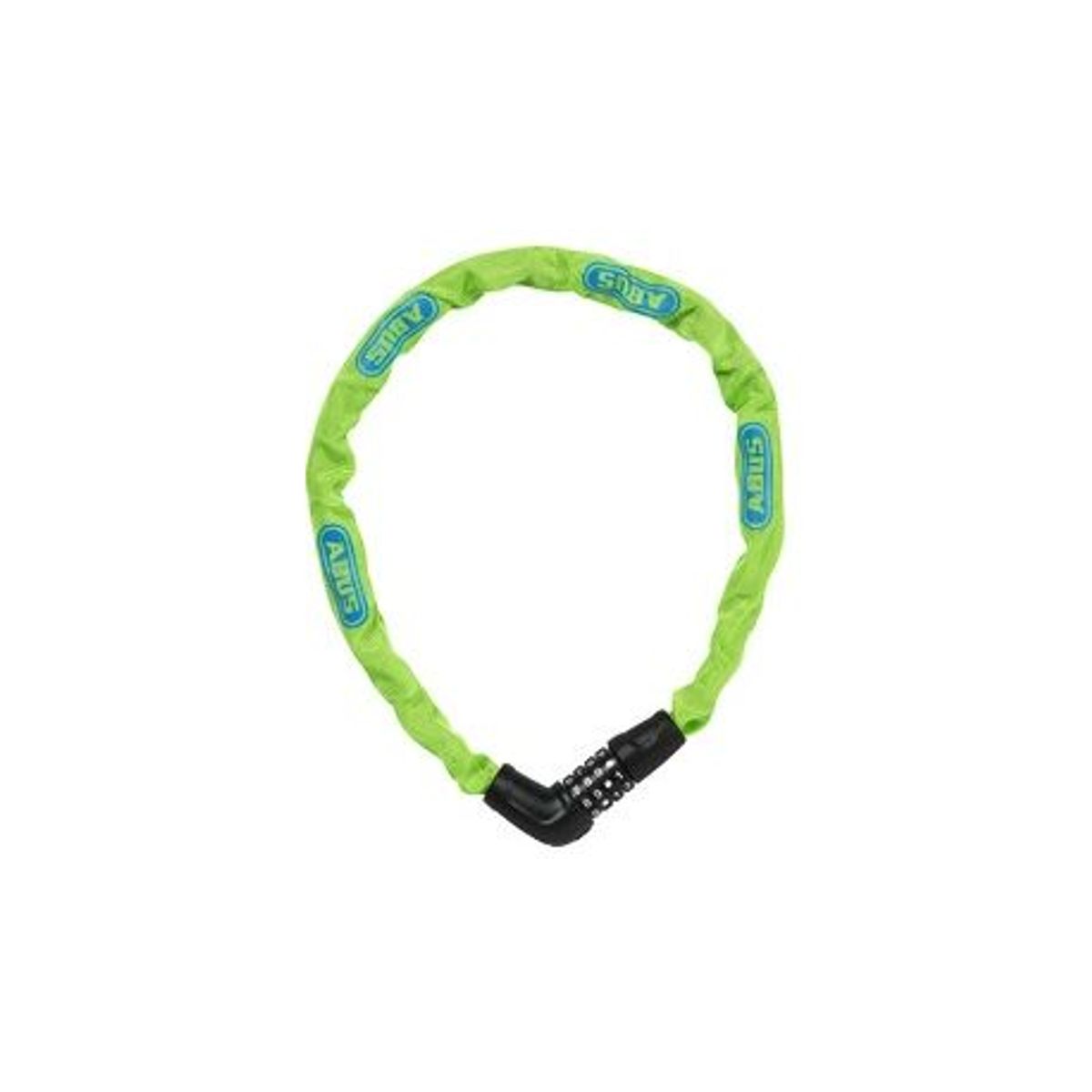 Abus Steel-O-Chainâ¢ 5805C/75 lime,Security Level 4 kædelås - 75 cm