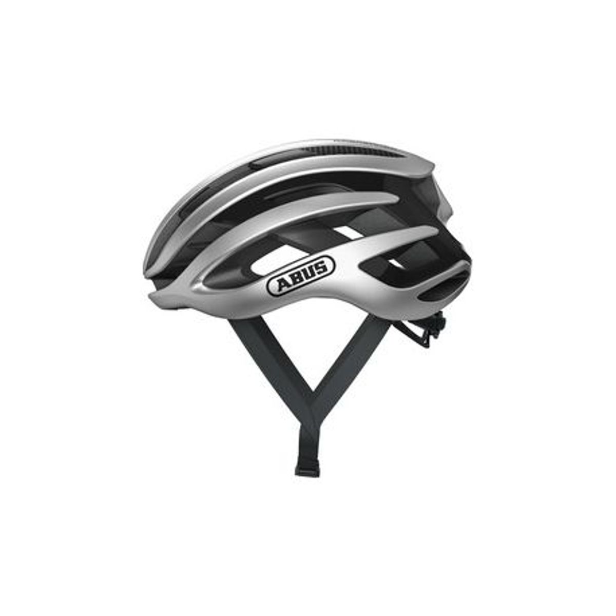 Abus airbreaker gleam silver cykelhjelm