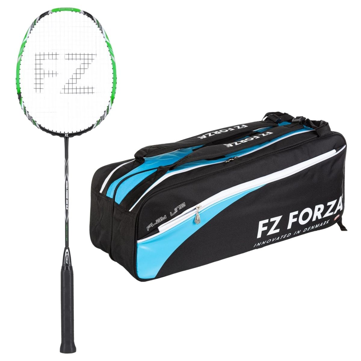 Forza Pakketilbud (Forza Ultra Power 100 2.0 + Forza Racket Bag Play Line X6)