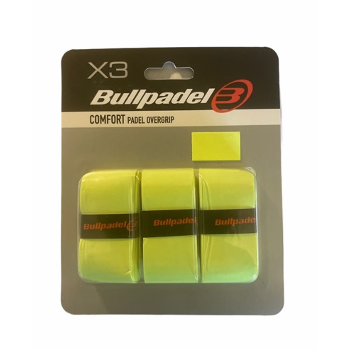 Bullpadel Comfort Padel Overgrip Neon 3-Pak