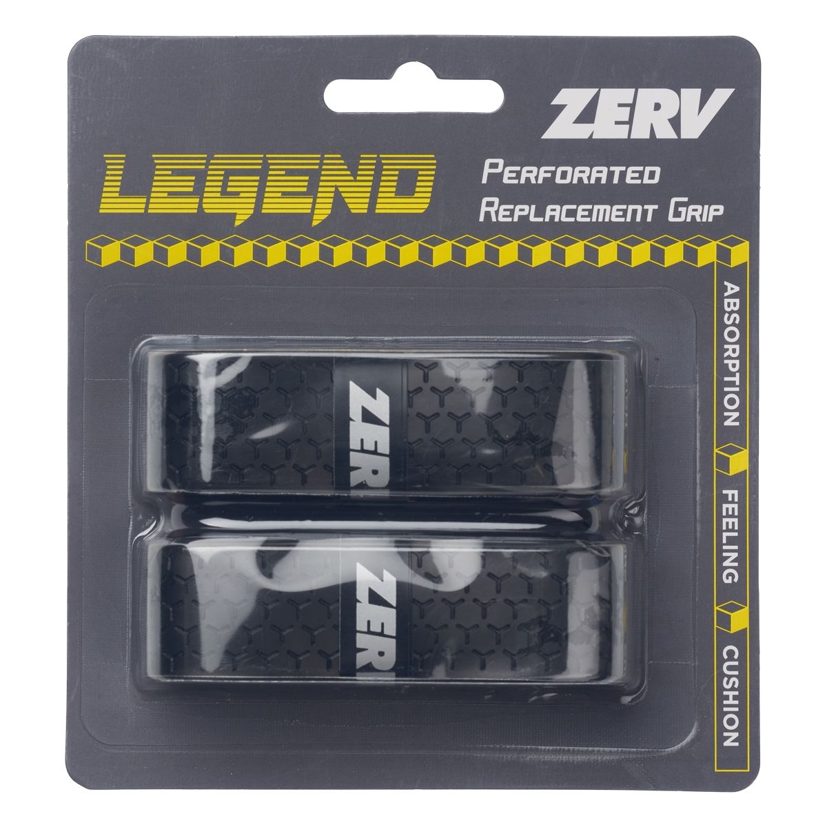 ZERV Legend Perforated Replacement Grip 2-pak Sort