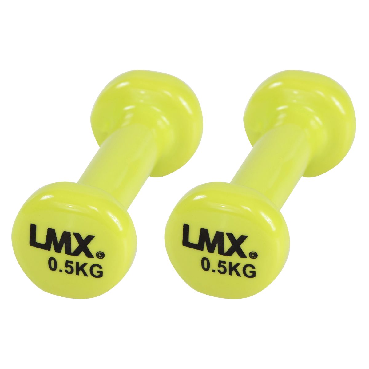 LMX. Vinyl Håndvægtsæt 0,5 kg Yellow