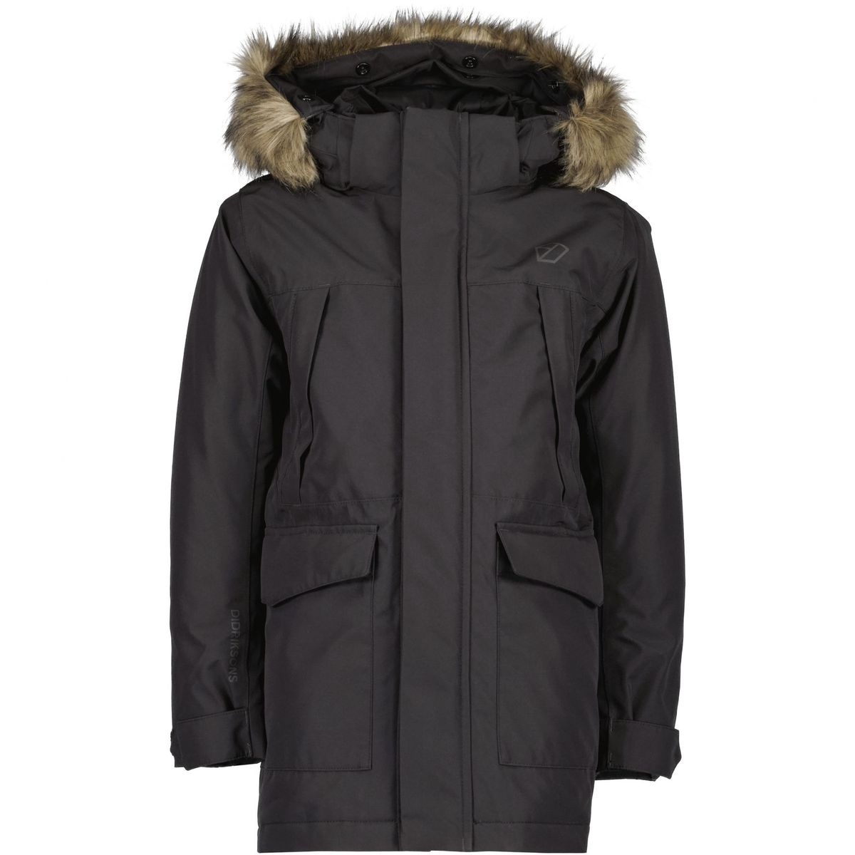 Didriksons Oxid, parka, junior, sort