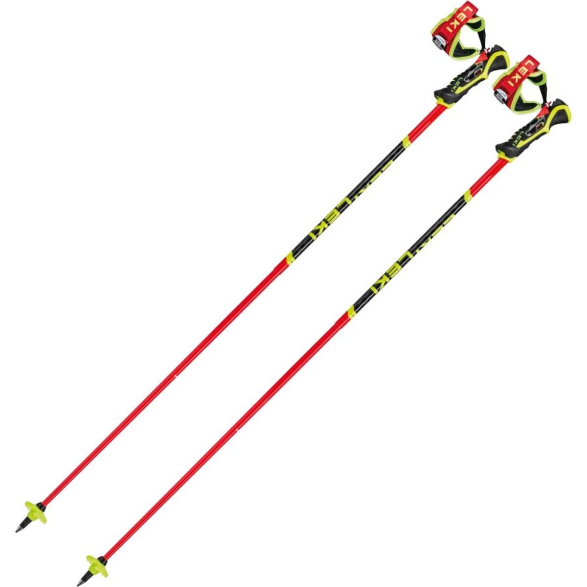 Leki Venom SL 3D, skistave, rød