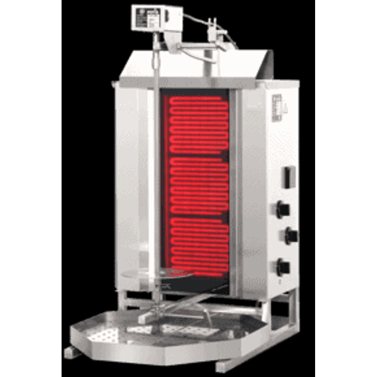 Keramisk Kebabgrill m. top motor - EL - 30kg