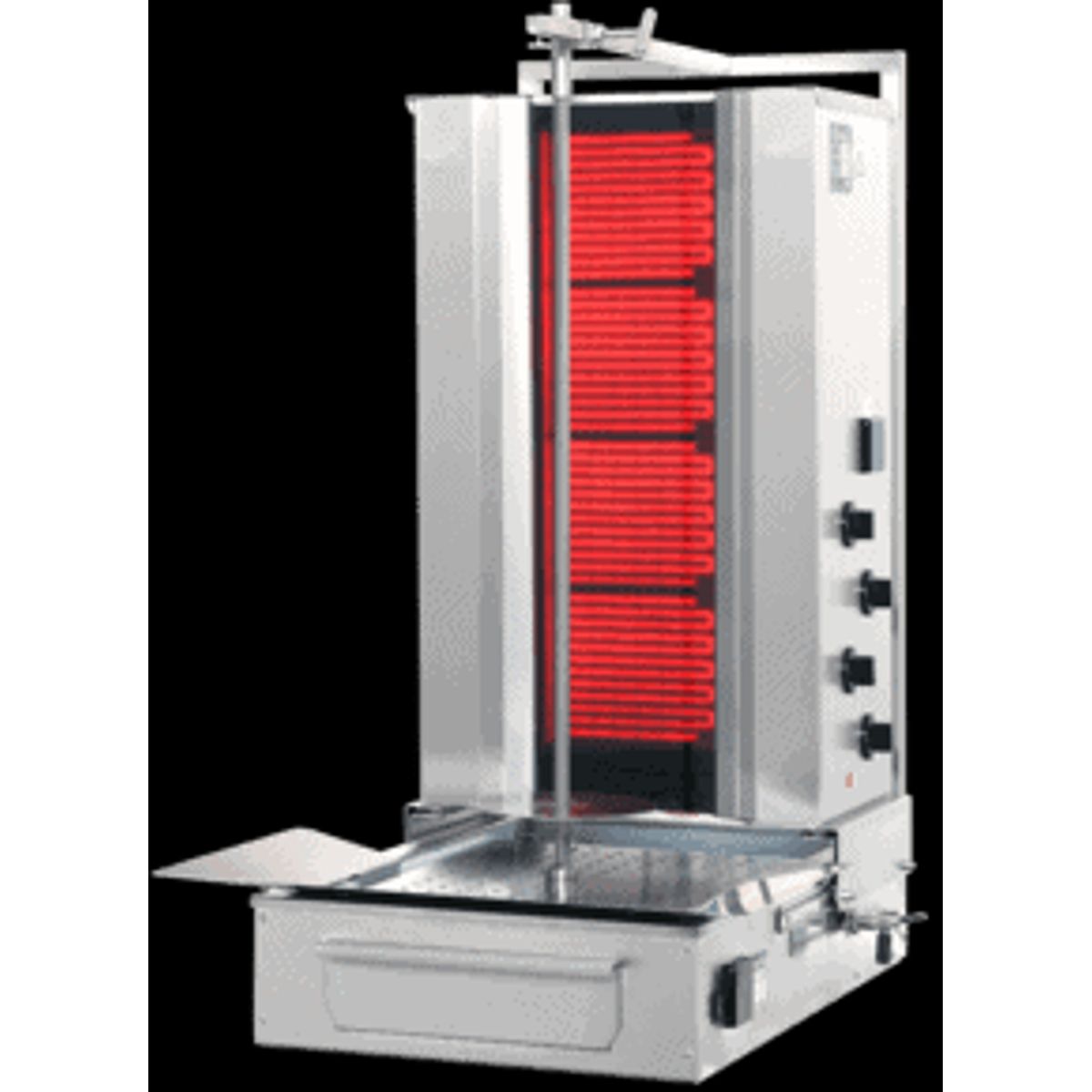 Keramisk Kebabgrill m. bund motor - EL - 50kg