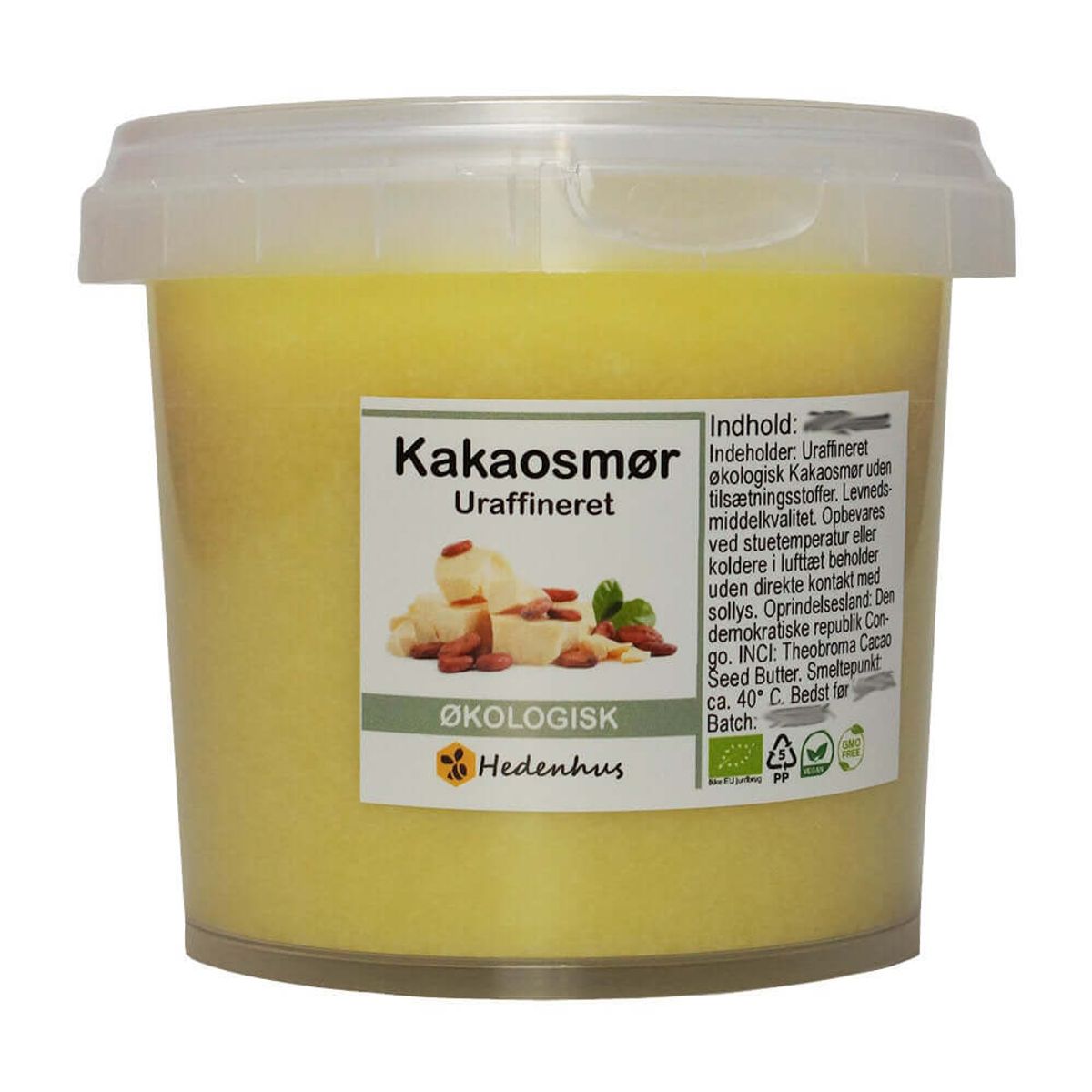 Kakaosmør, Økologisk Uraffineret - 200 gram