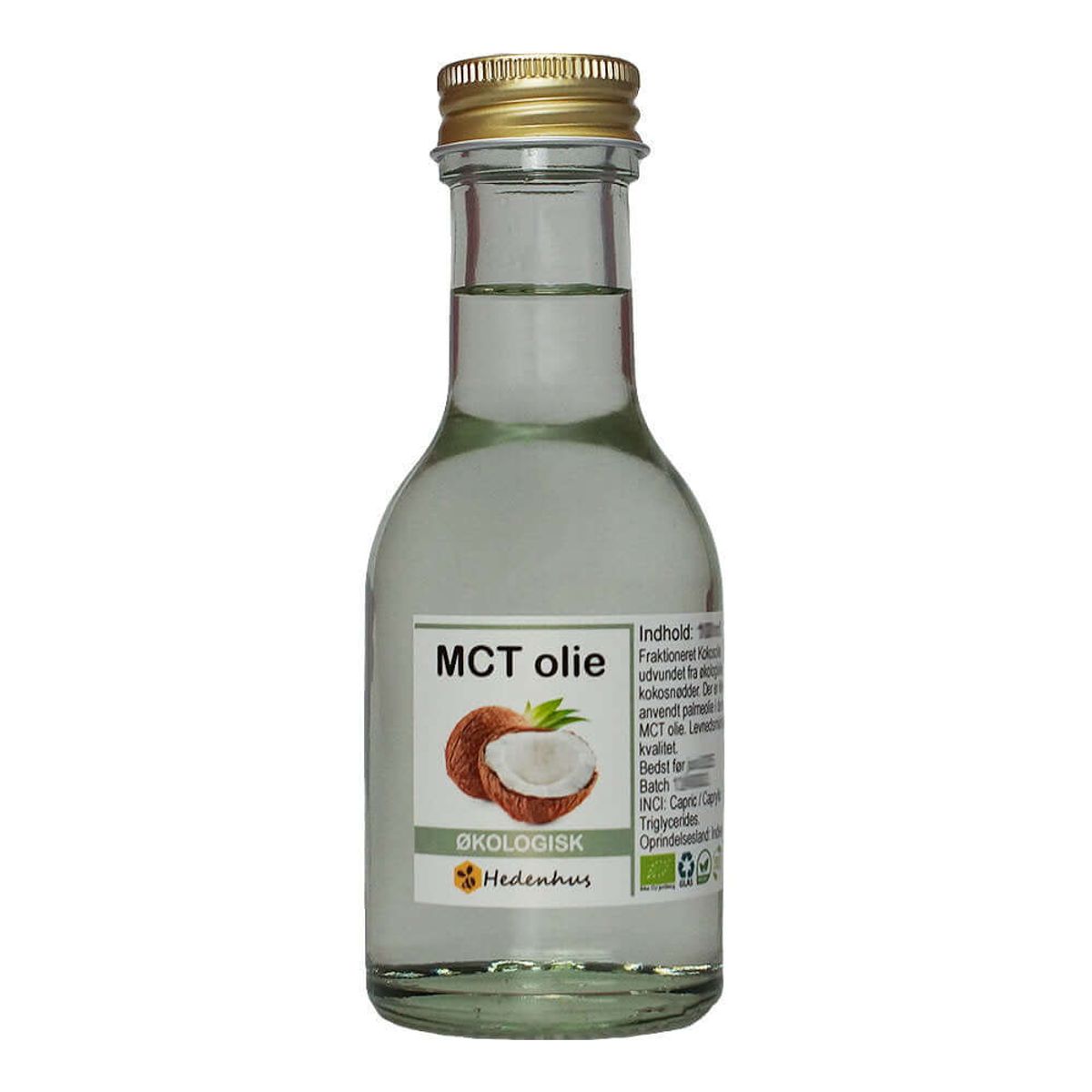 MCT Olie - Fraktioneret Kokosolie - Økologisk - 250 ml