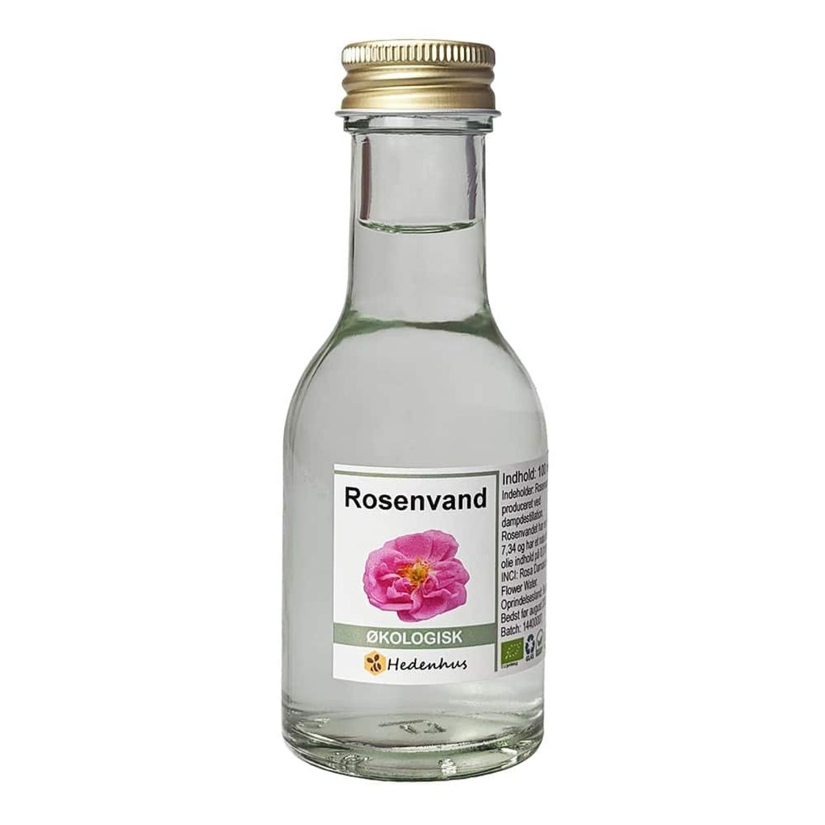 Rosenvand - Ægte - Økologisk - 500 ml